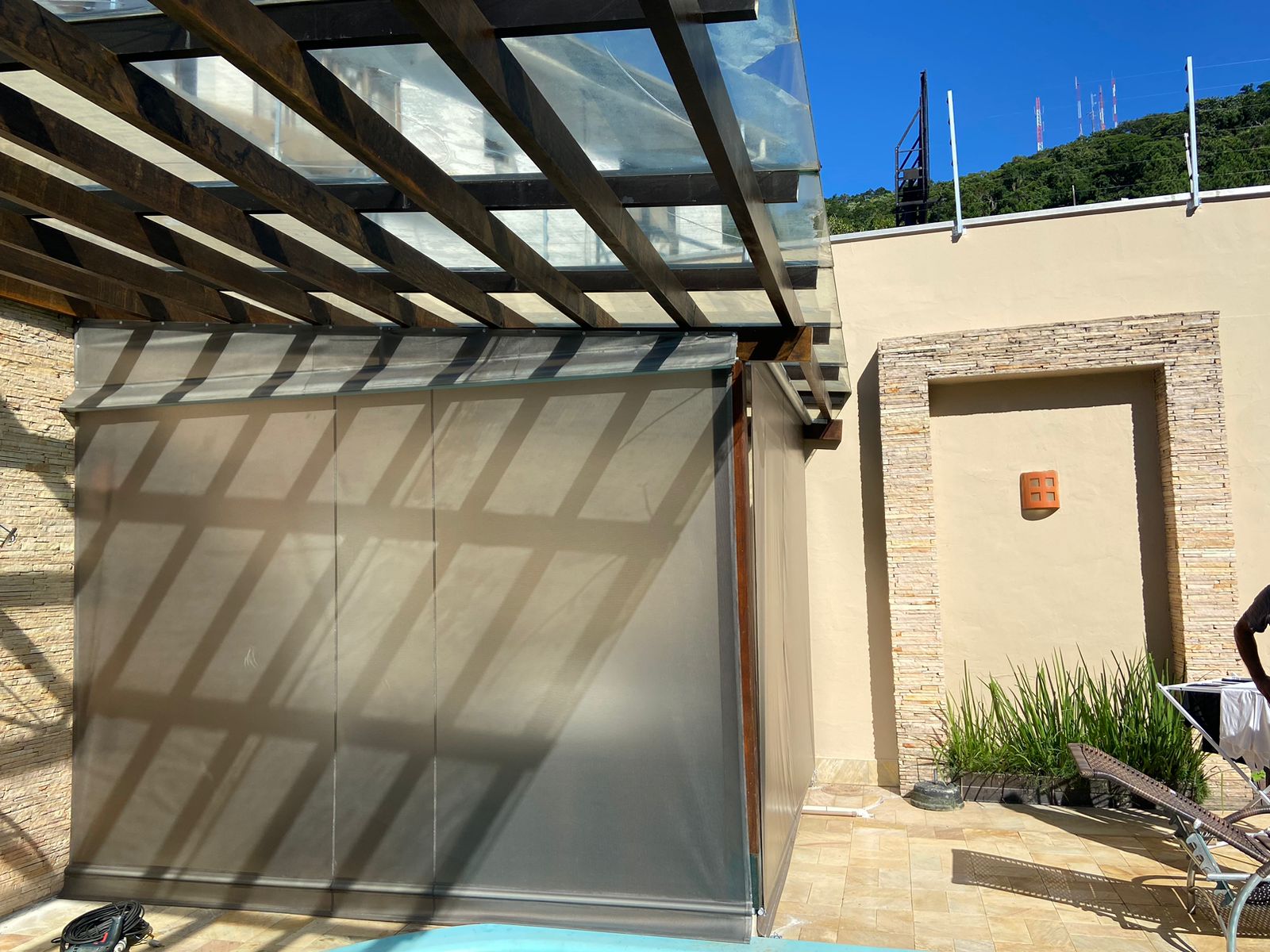 Foto de toldo instalado pela Paraná Toldos