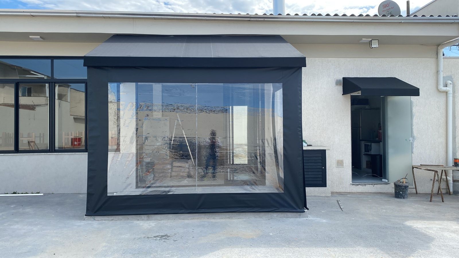 Foto de toldo instalado pela Paraná Toldos