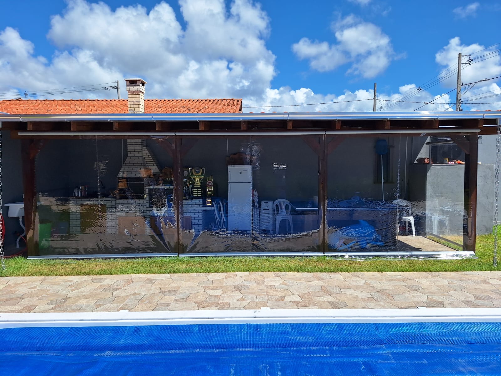 Foto de toldo instalado pela Paraná Toldos
