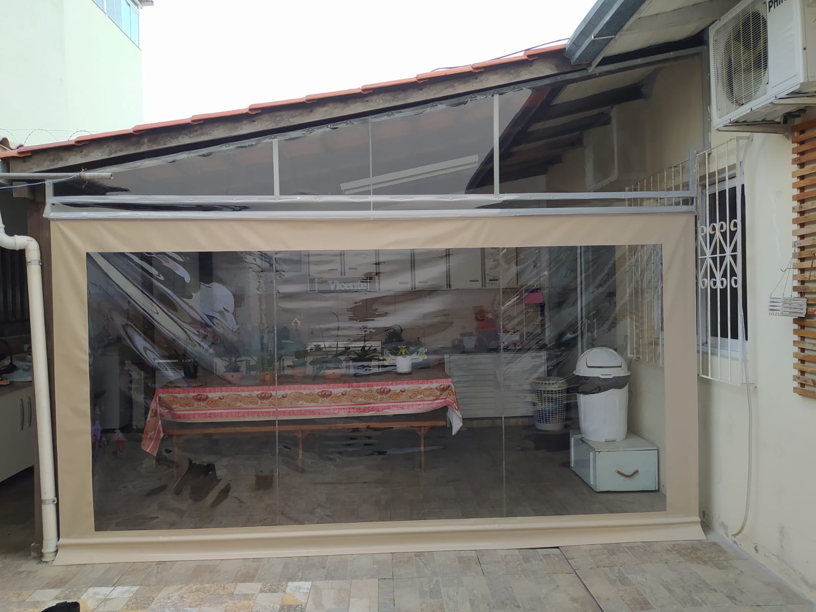 Foto de toldo instalado pela Paraná Toldos